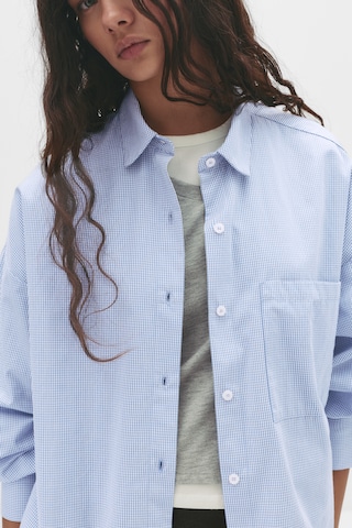 Pull&Bear Блуза 'PACIFIC' в синьо