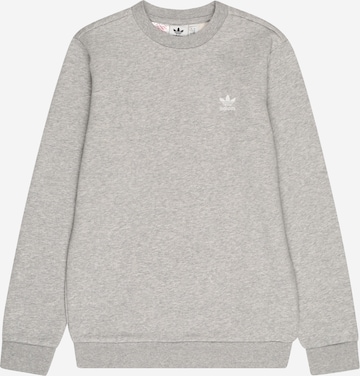 ADIDAS ORIGINALS - Sudadera 'Adicolor Crew' en gris: frente