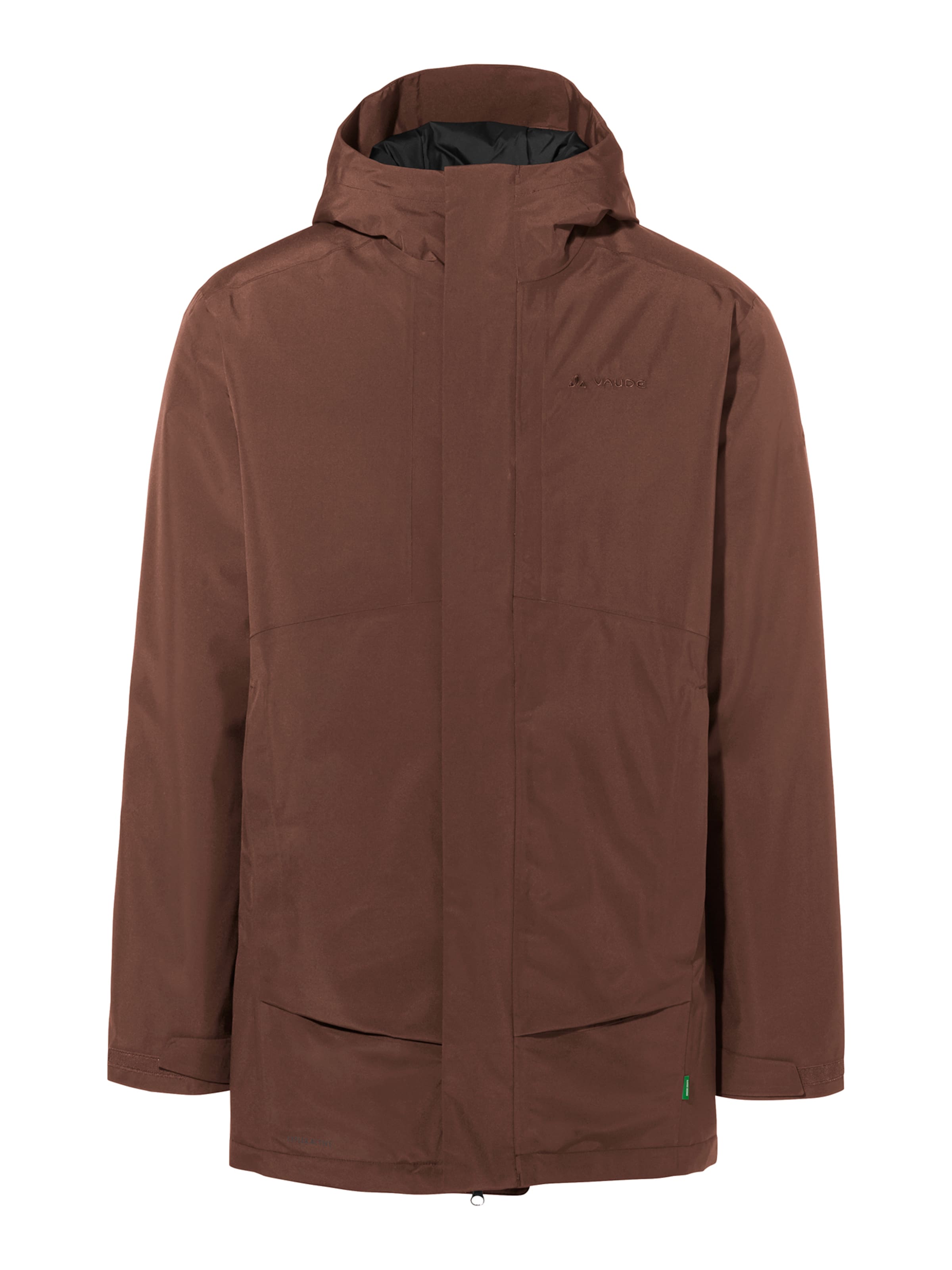 VAUDE Between-Seasons Parka 'Rosemoor' in Brown: front