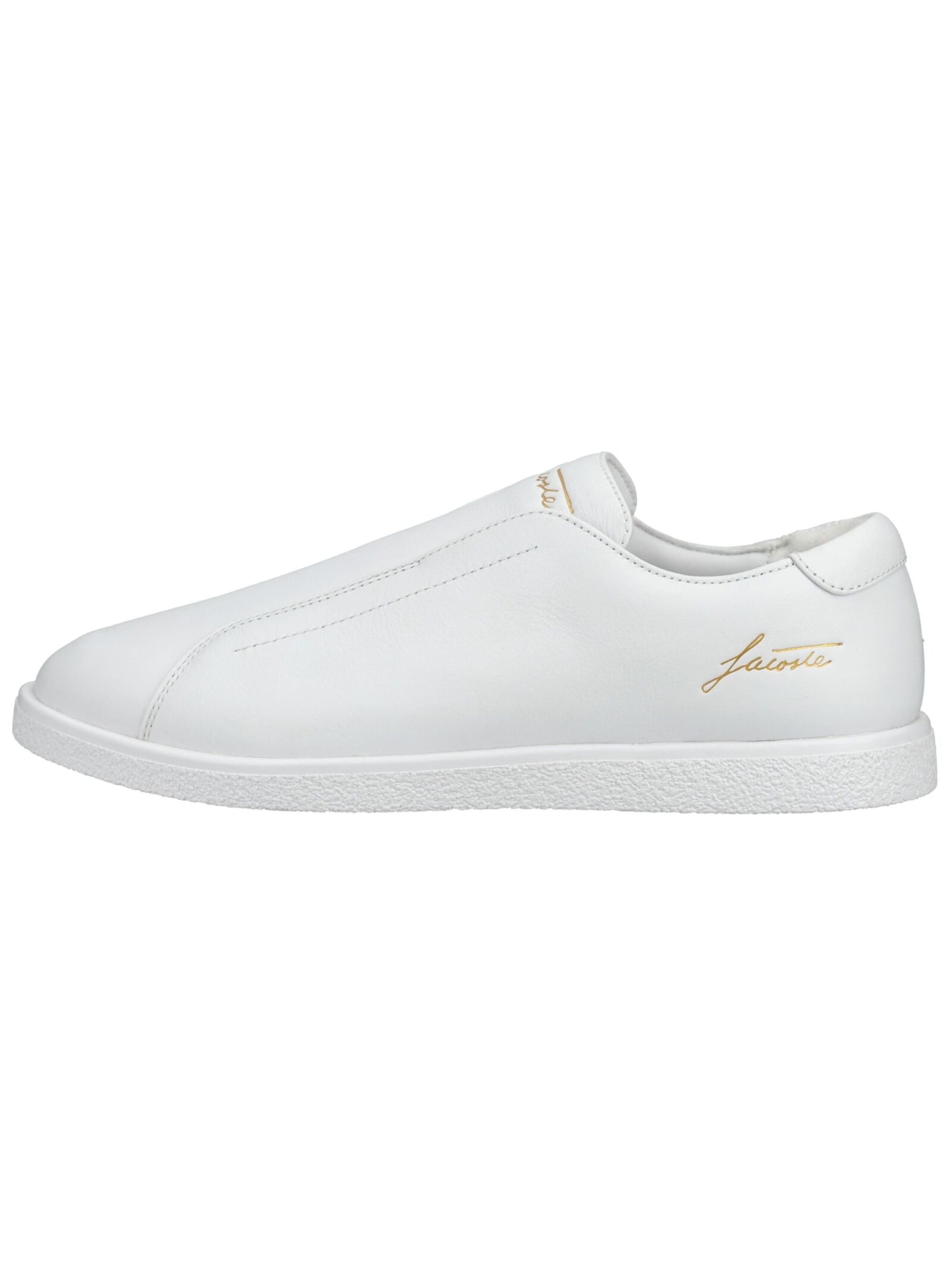 LACOSTE Platform trainers in White