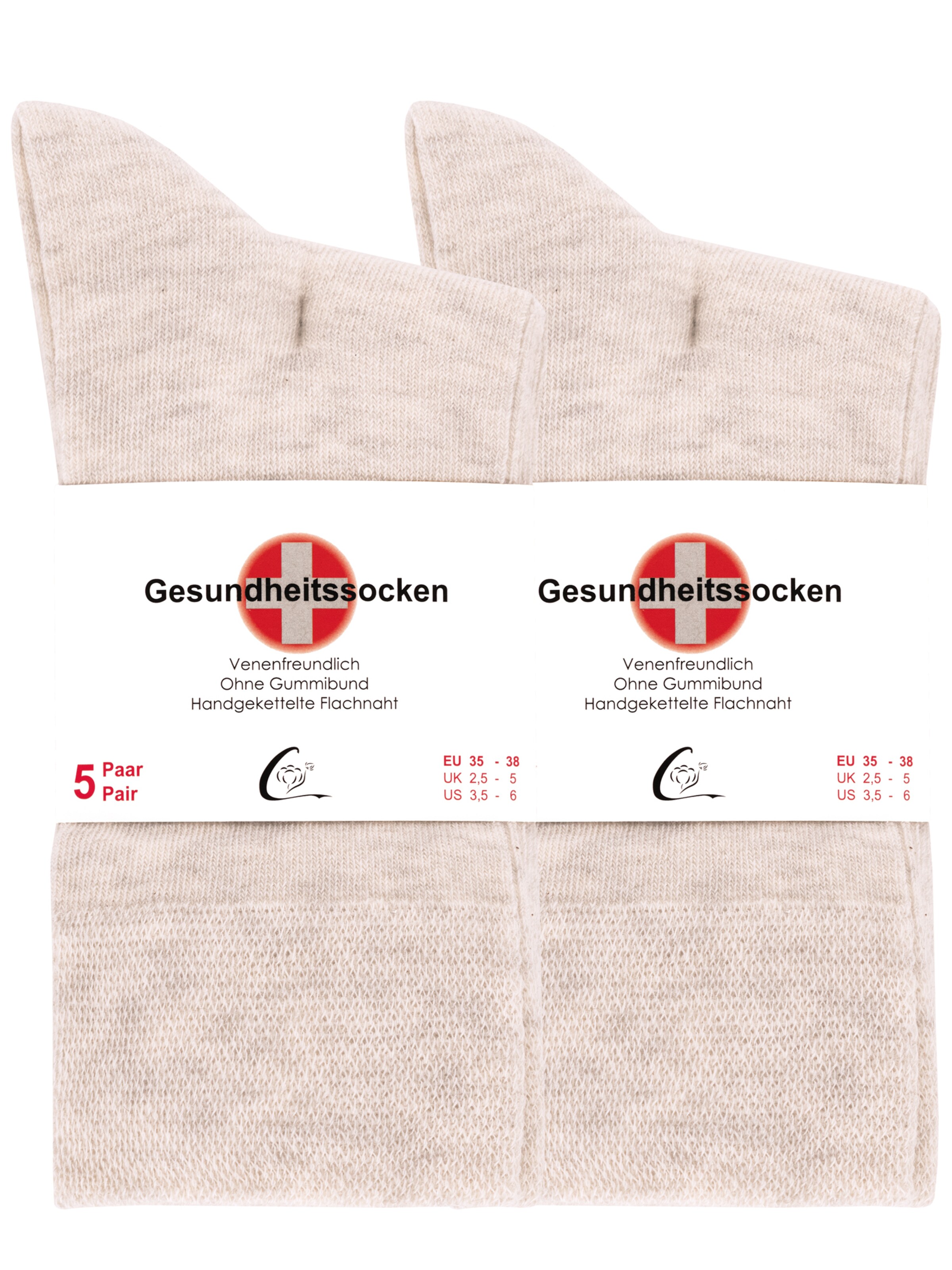 Chaussettes Cotton Prime en beige
