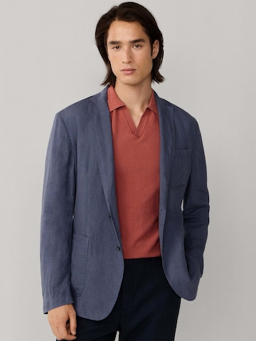 Hackett London Regular Fit Sakko in Blau: Vorderseite