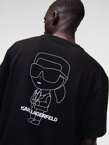 Karl Lagerfeld Tričko 'Ikonik 2.0' – černá