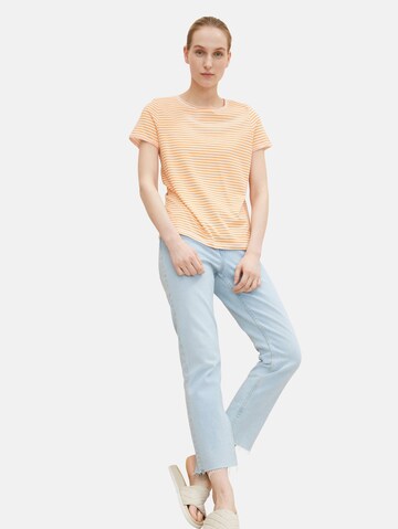 TOM TAILOR T-Shirt in Orange