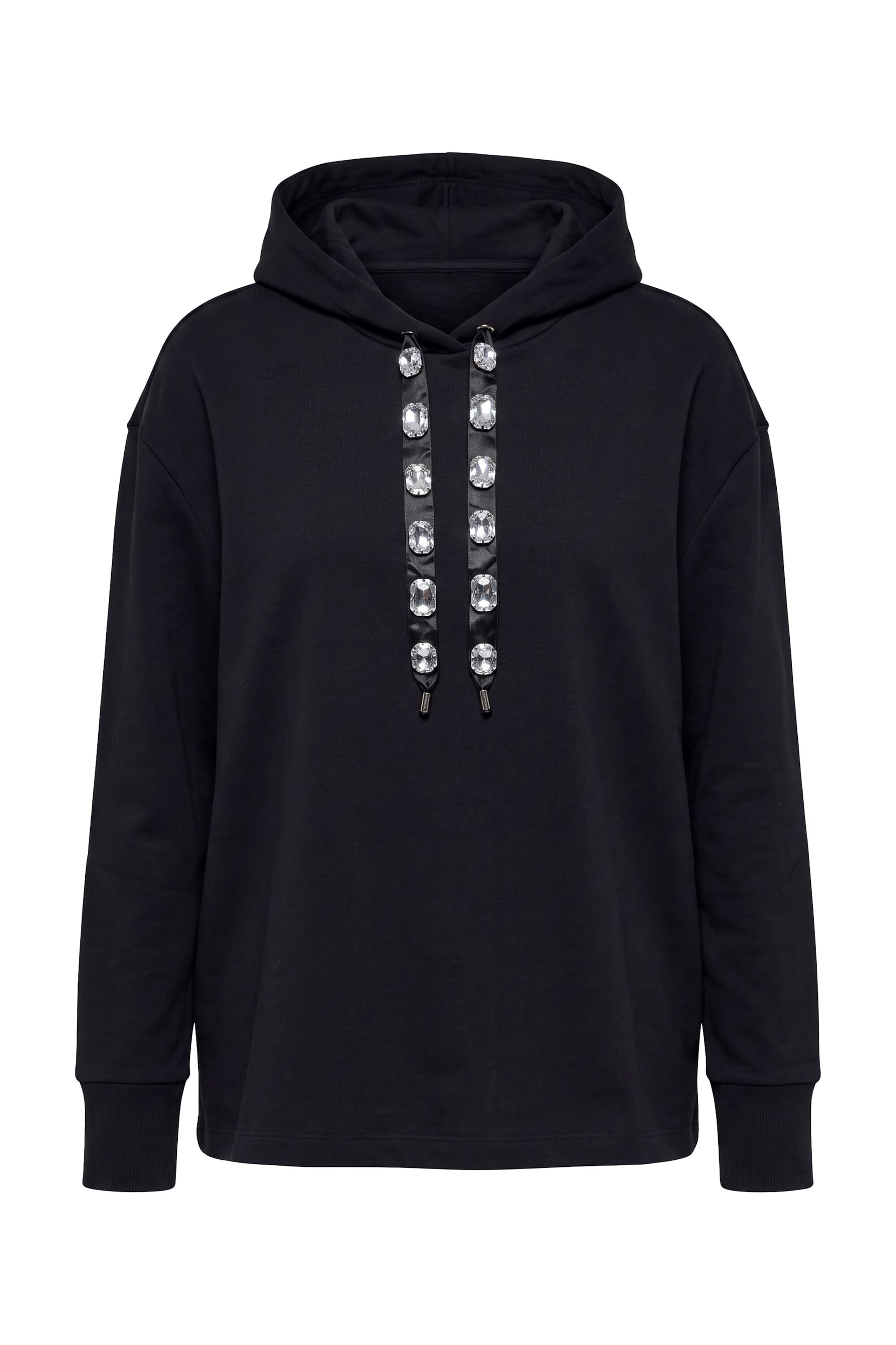 MIAMODA Sweatshirt in Zwart: voorkant