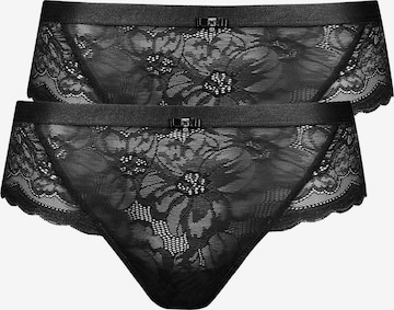 Lisca Slip 'Evelyn' in Schwarz: Vorderseite