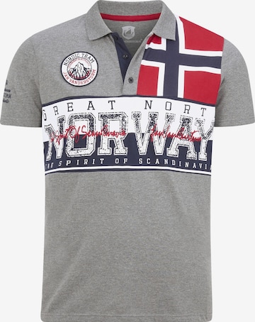 T-Shirt 'Vilgot' Jan Vanderstorm en gris : devant