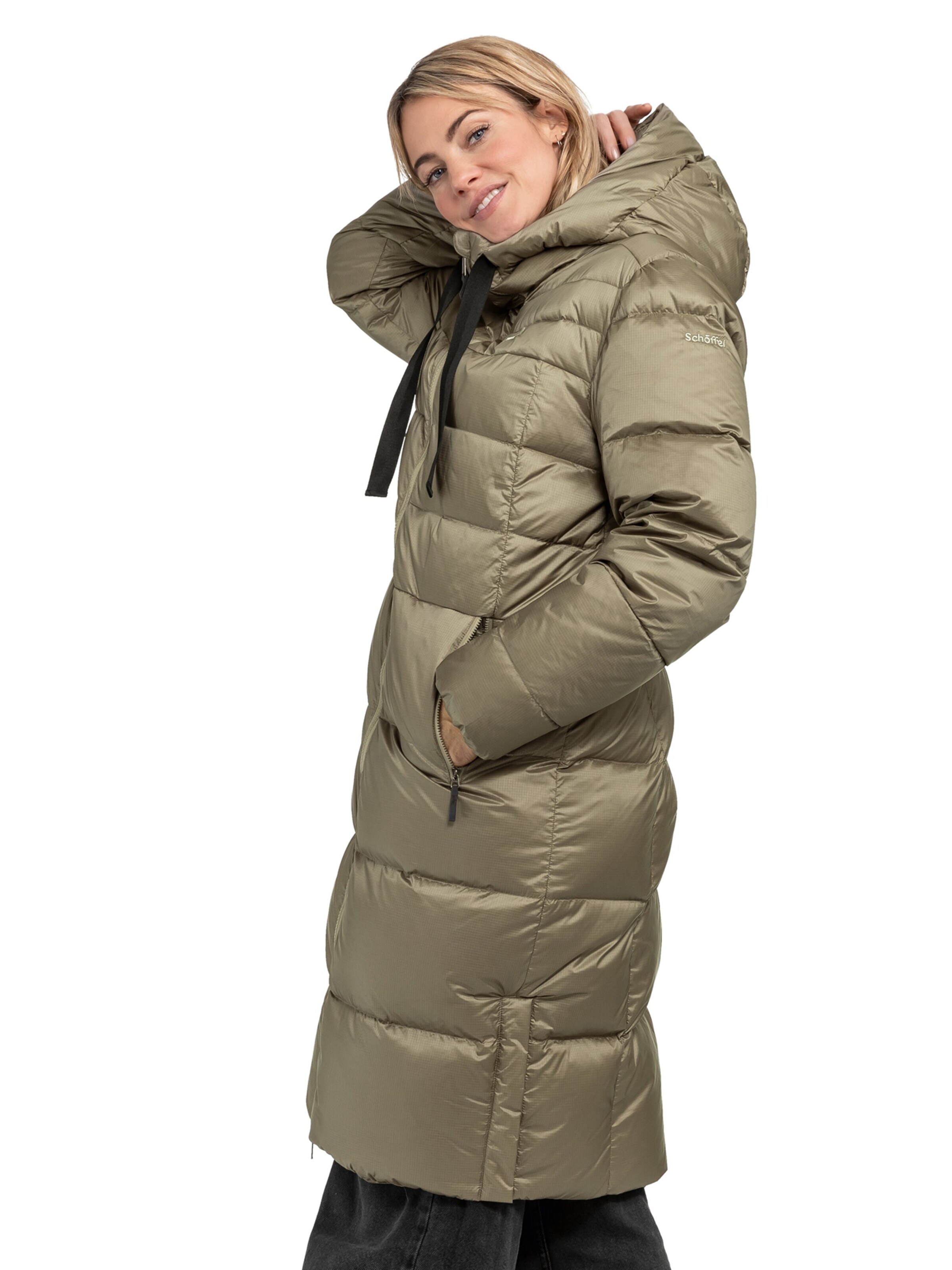 Schöffel Udendørsfrakke 'Kenosha' i brun