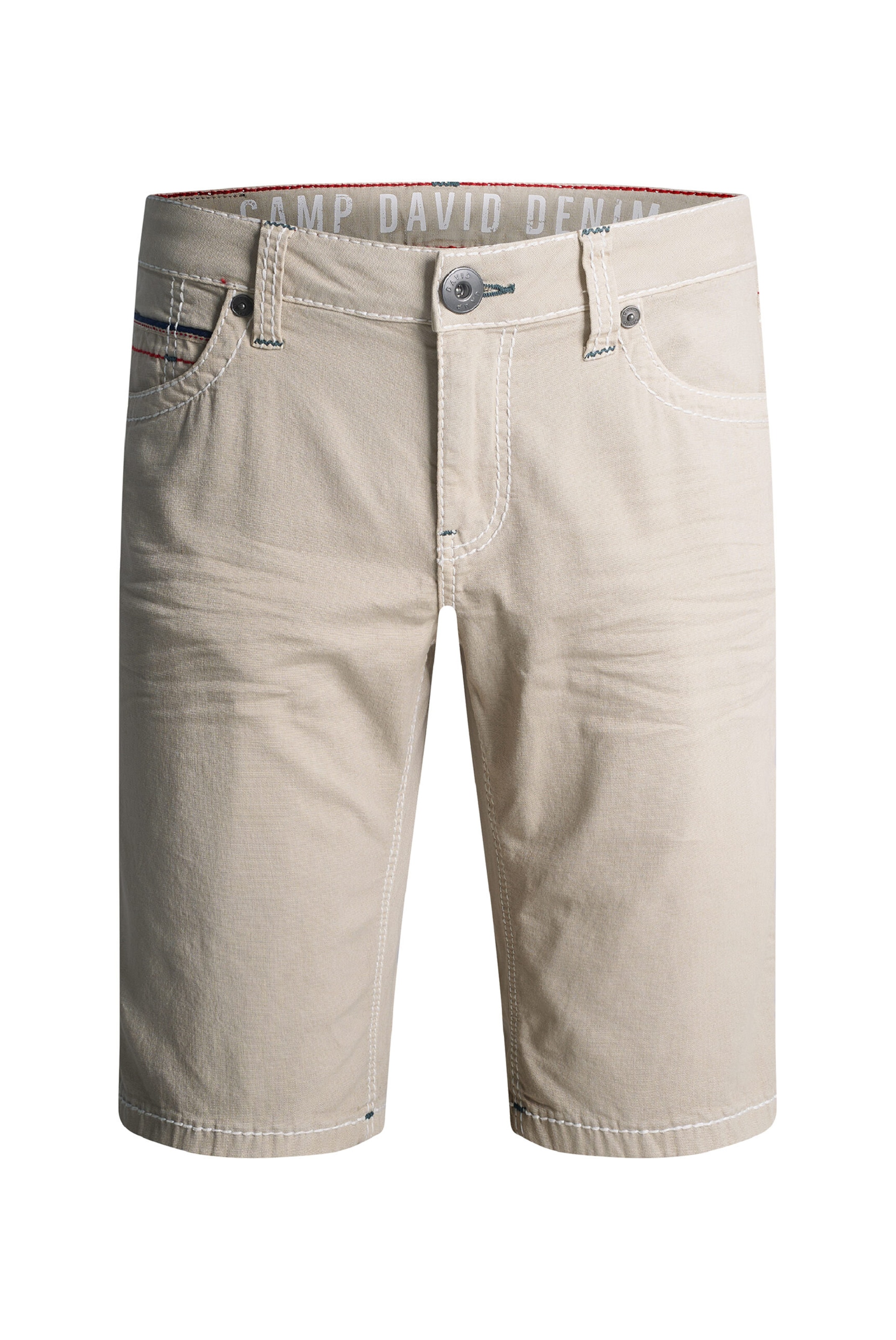 CAMP DAVID Regular Jeans in Brown: front