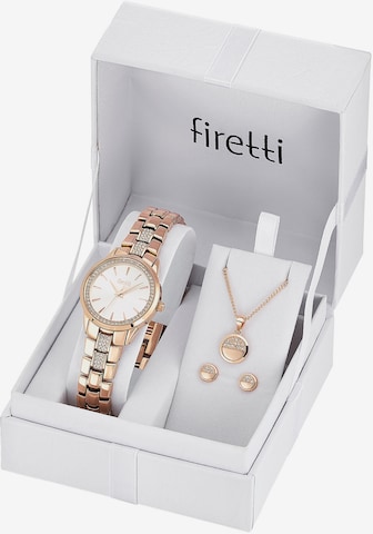 FIRETTI Analog Watch in Gold