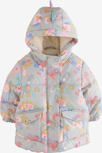 Next Ziemas jaka, krāsa - debeszils / meduskrāsas / pelēks / koraļļu, Preces skats