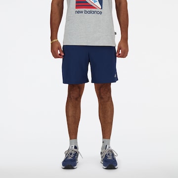 Regular Pantalon de sport 'Essential 7' new balance en bleu