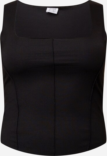 Cotton On Curve Top in Black, Item view