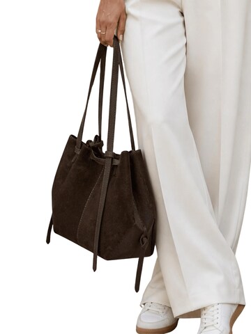 lePelou Shoulder Bag 'TARA' in Brown