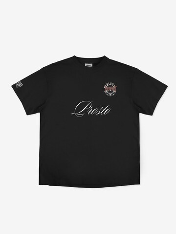 Prosto Jersey 'T-shirt Football Fan' in Black: front