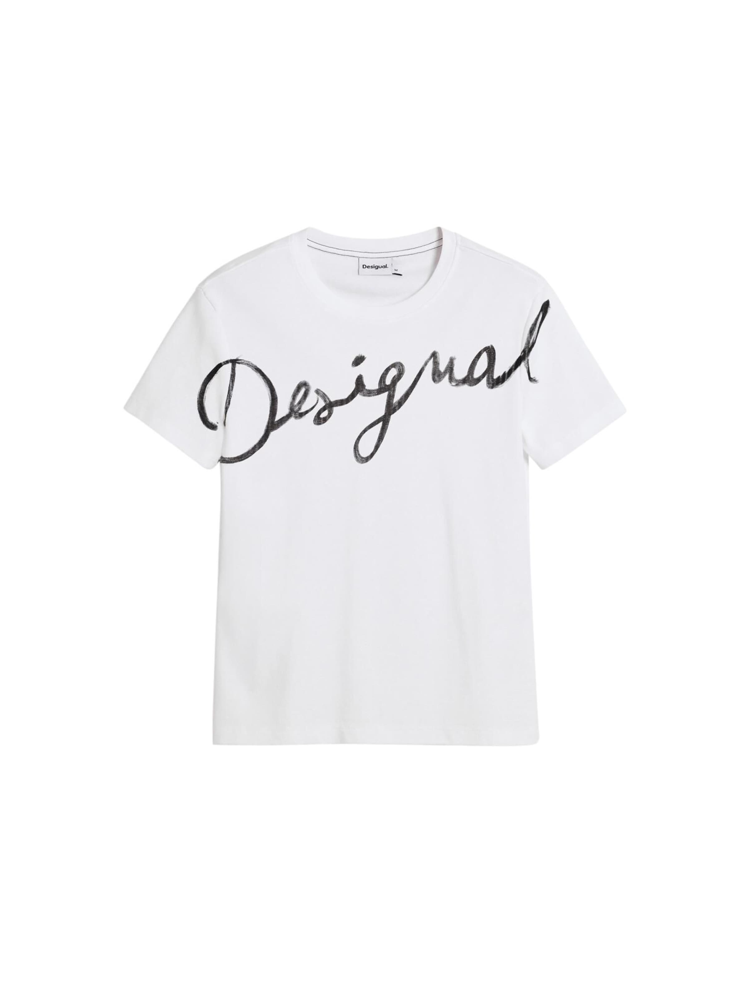 Desigual Μπλουζάκι σε λευκό: μπροστά