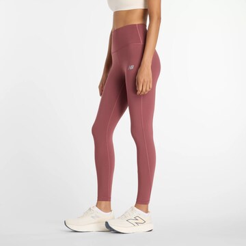 Skinny Pantalon de sport new balance en rouge