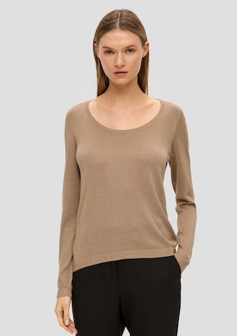 s.Oliver BLACK LABEL Pullover in Beige: predná strana