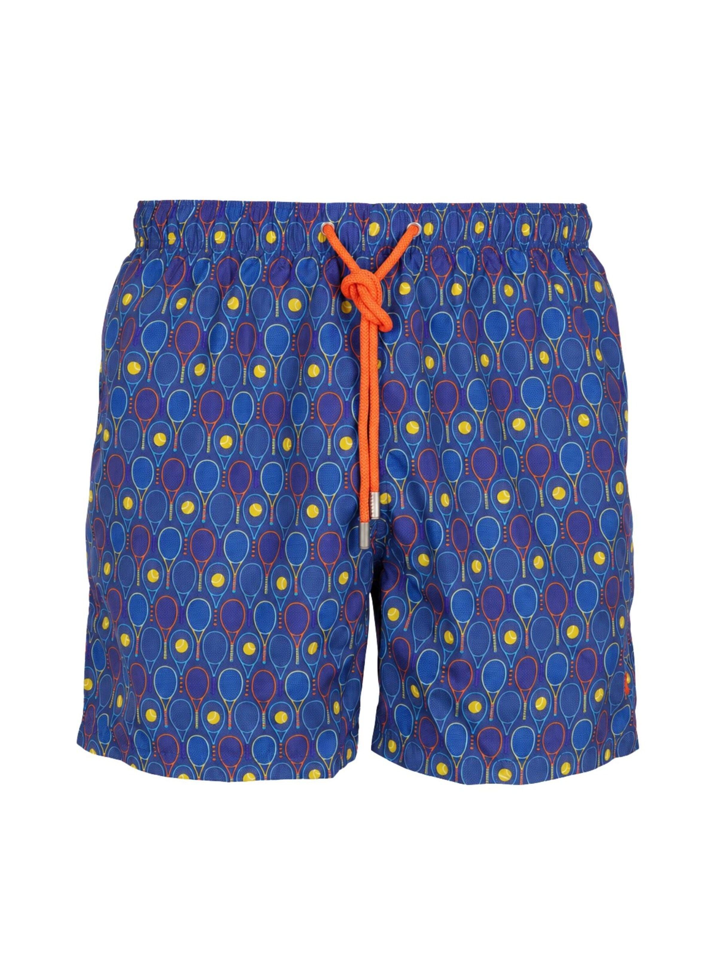 Gallo Badshorts 'GALLO UOMO BOXER MARE PL TENNIS CON RICAMO+CORDINO Costumi da bagno' i blå: framsida