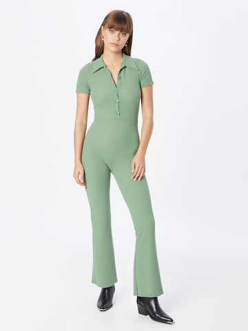 Nasty Gal - Jumpsuit en verde: frente