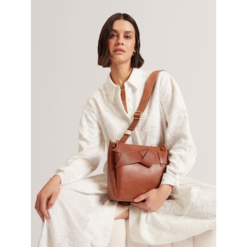 Sac bandoulière 'Sonia' Ted Baker en marron : devant