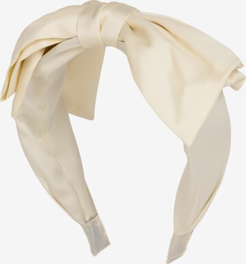 FILIPPA FIRENZE Hair Jewelry 'Satin Bow' in White: front