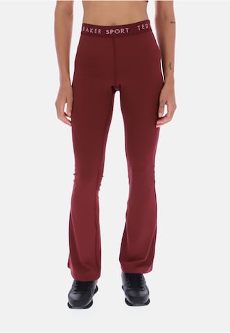 évasé Leggings Ted Baker en rouge : devant