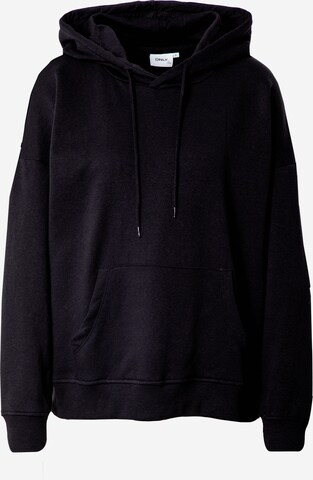 ONLY Sweatshirt 'Feel' in Schwarz: predná strana