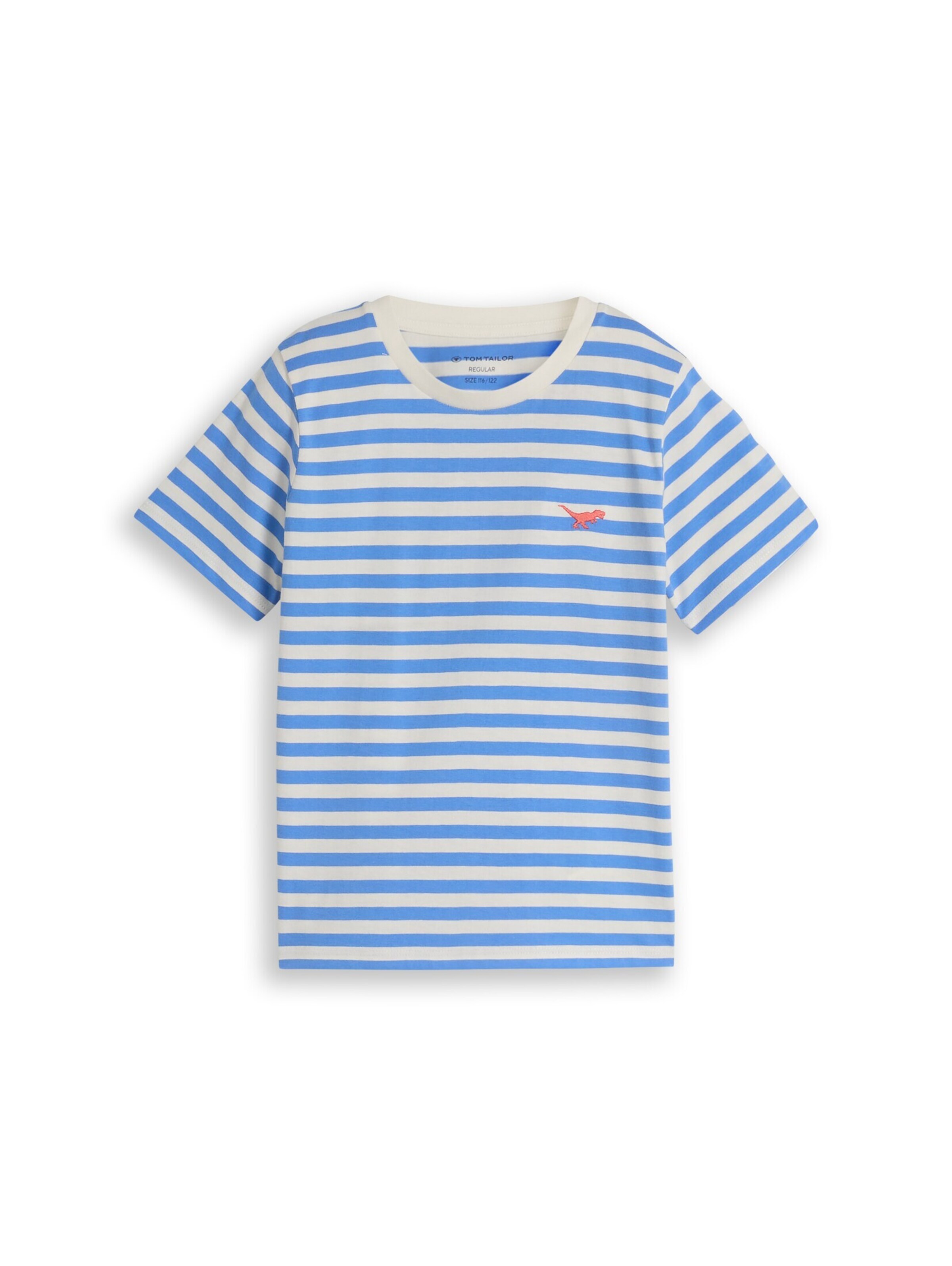 TOM TAILOR Shirt in 92 in de kleur Ecru / Hemelsblauw, Productweergave