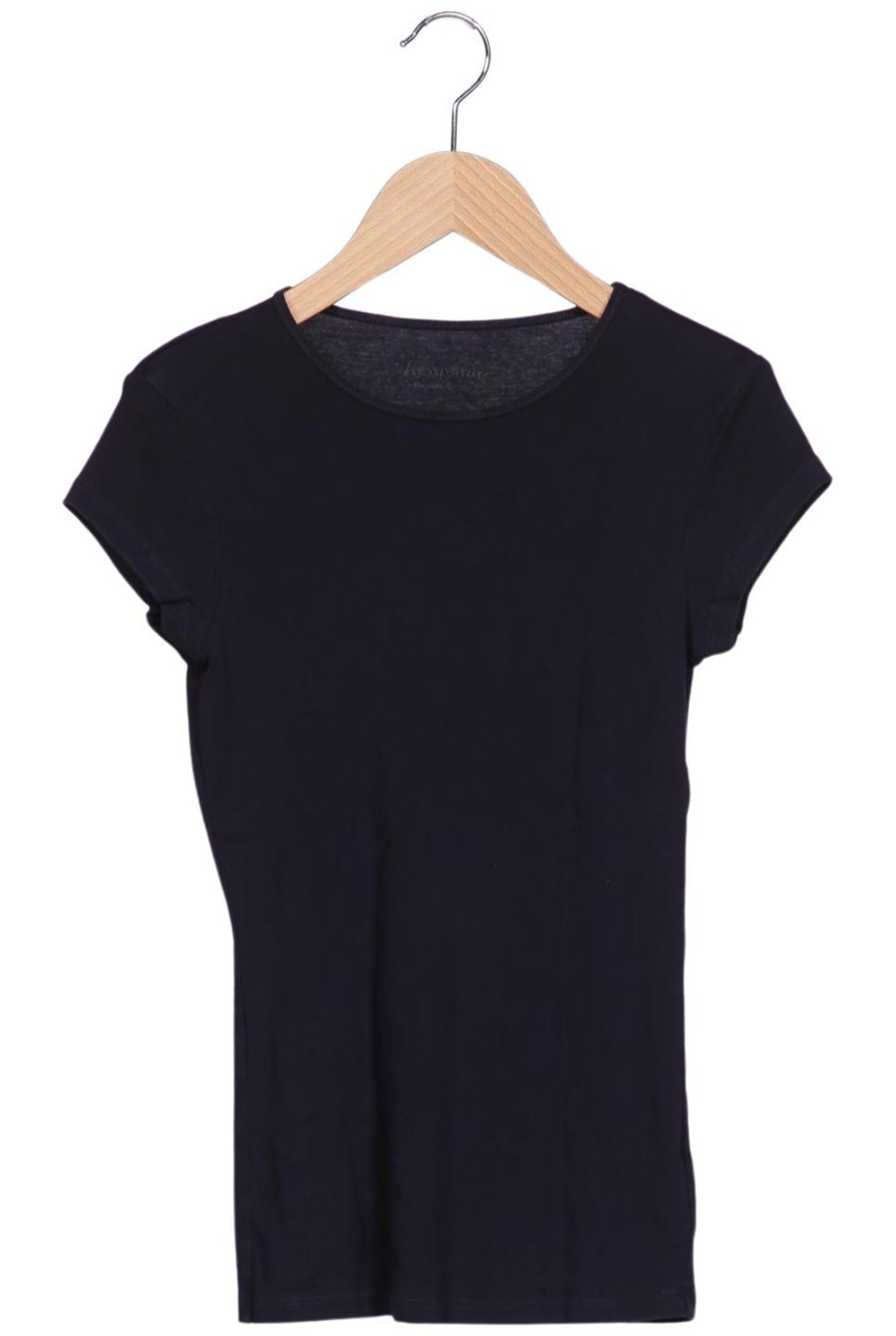 hessnatur Top & Shirt in XS in Blue: front