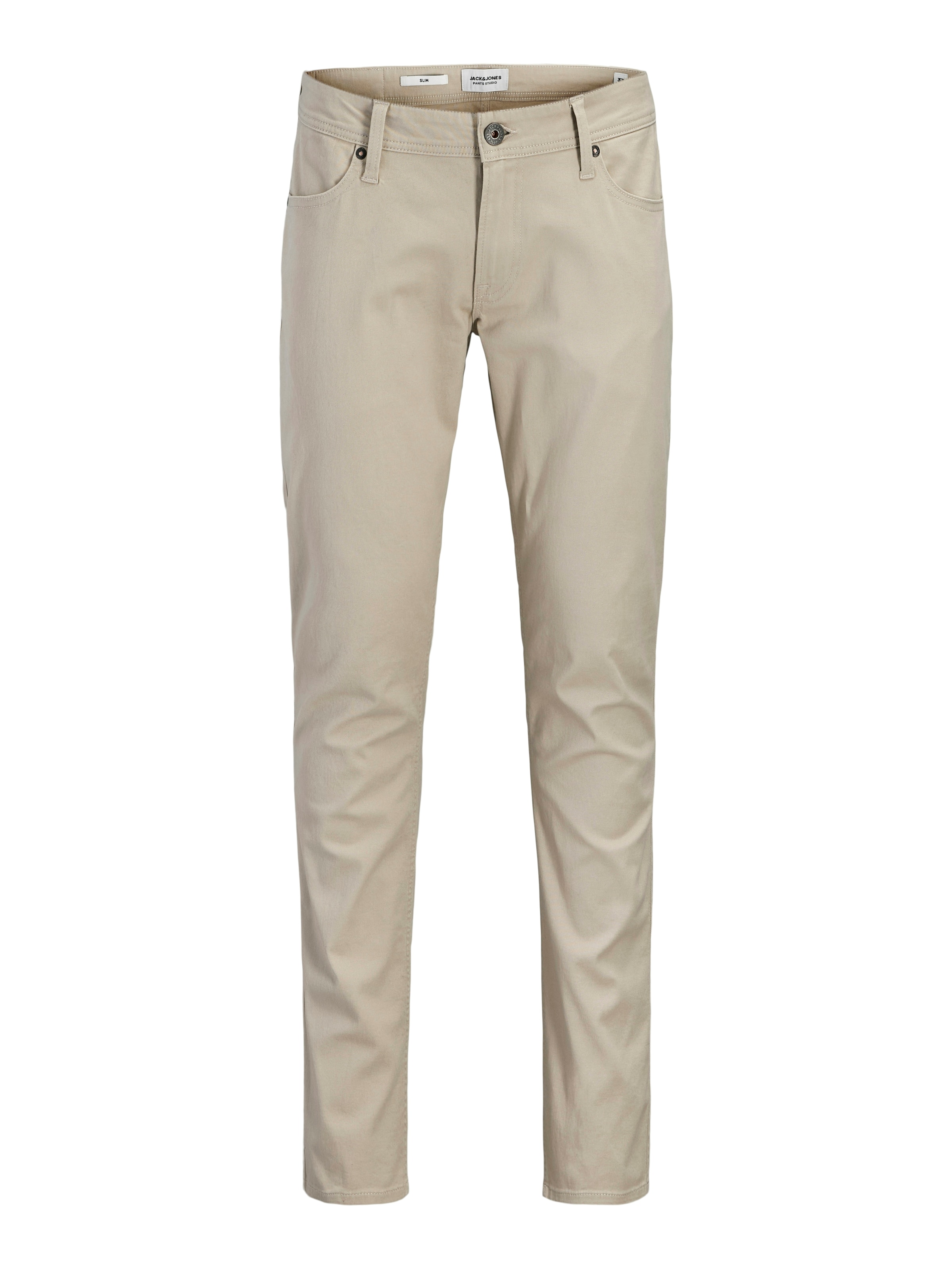 JACK & JONES Hose in Beige: Vorderseite