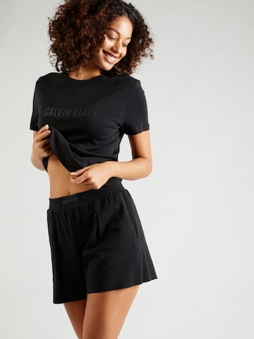 Calvin Klein Underwear Pyjamashortsit 'Intense Power ' värissä musta: edessä