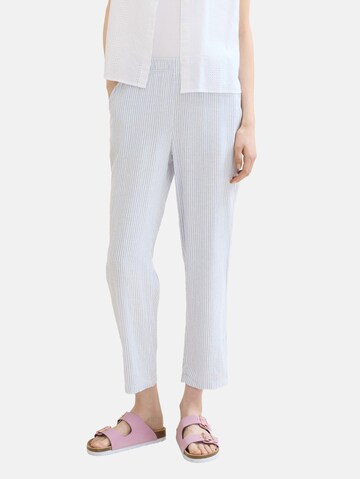 Loosefit Pantalon TOM TAILOR DENIM en bleu : devant