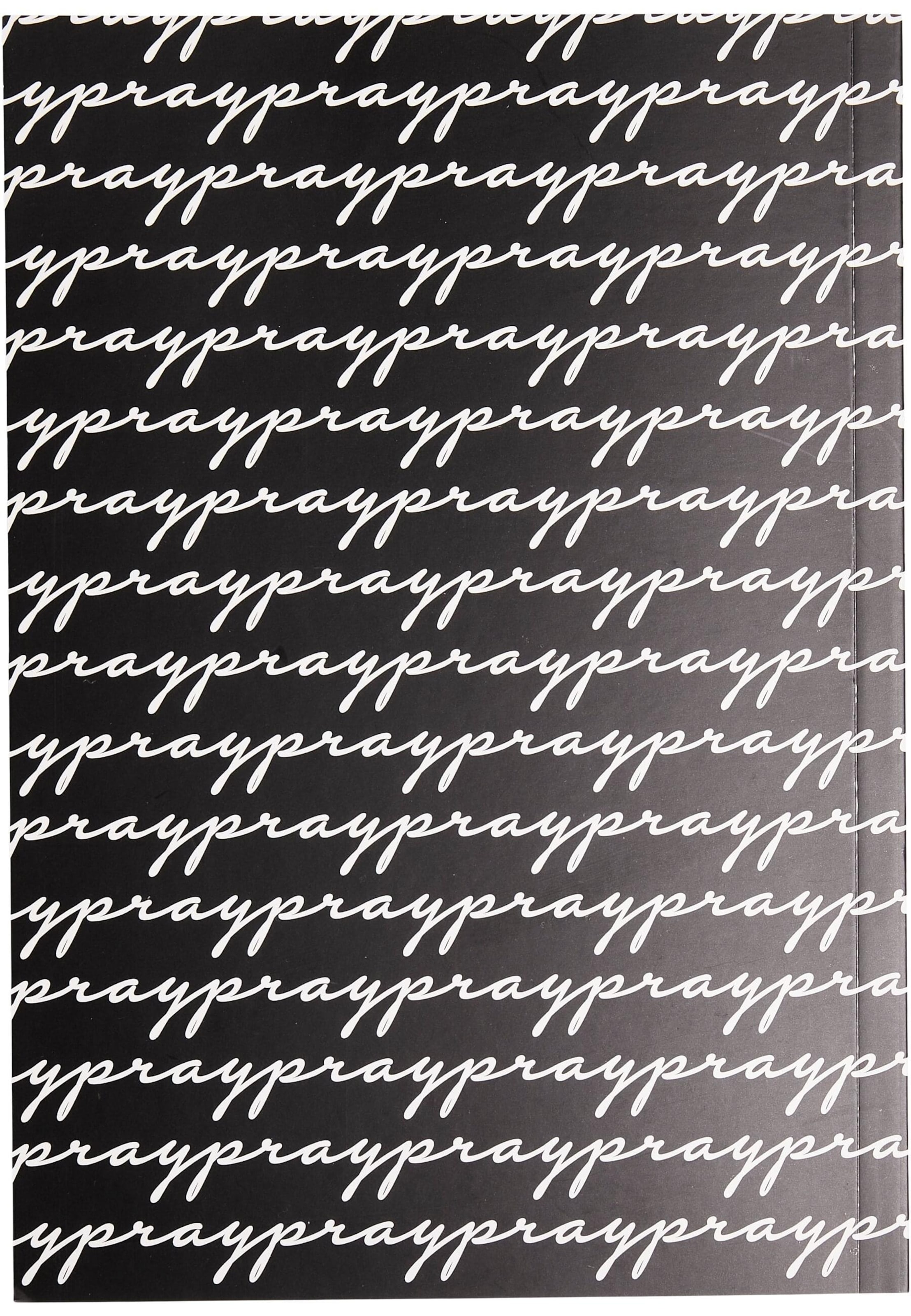 Mister Tee Artykuły papiernicze 'Pray' w kolorze czarny