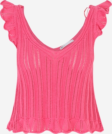 Only Petite - Top de malha 'LUNI' em rosa: frente