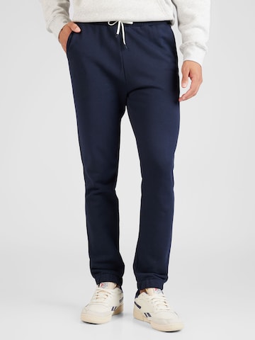 SCOTCH & SODA Tapered Trousers 'Essential' in Blue: front