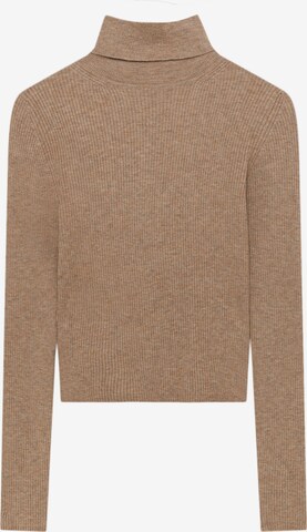 Pull&Bear Trui in Bruin: voorkant