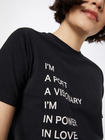 Young Poets Shirt 'Principles Tannie' in Zwart