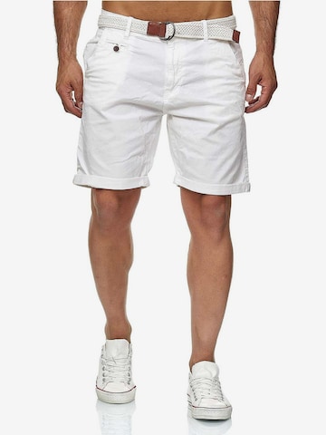 INDICODE Pants 'Indicode Conor' in White: front