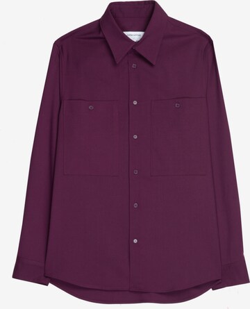 Studio Seidensticker Regular fit Button Up Shirt in Purple: front