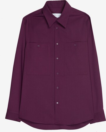 Studio Seidensticker Button Up Shirt in Purple: front