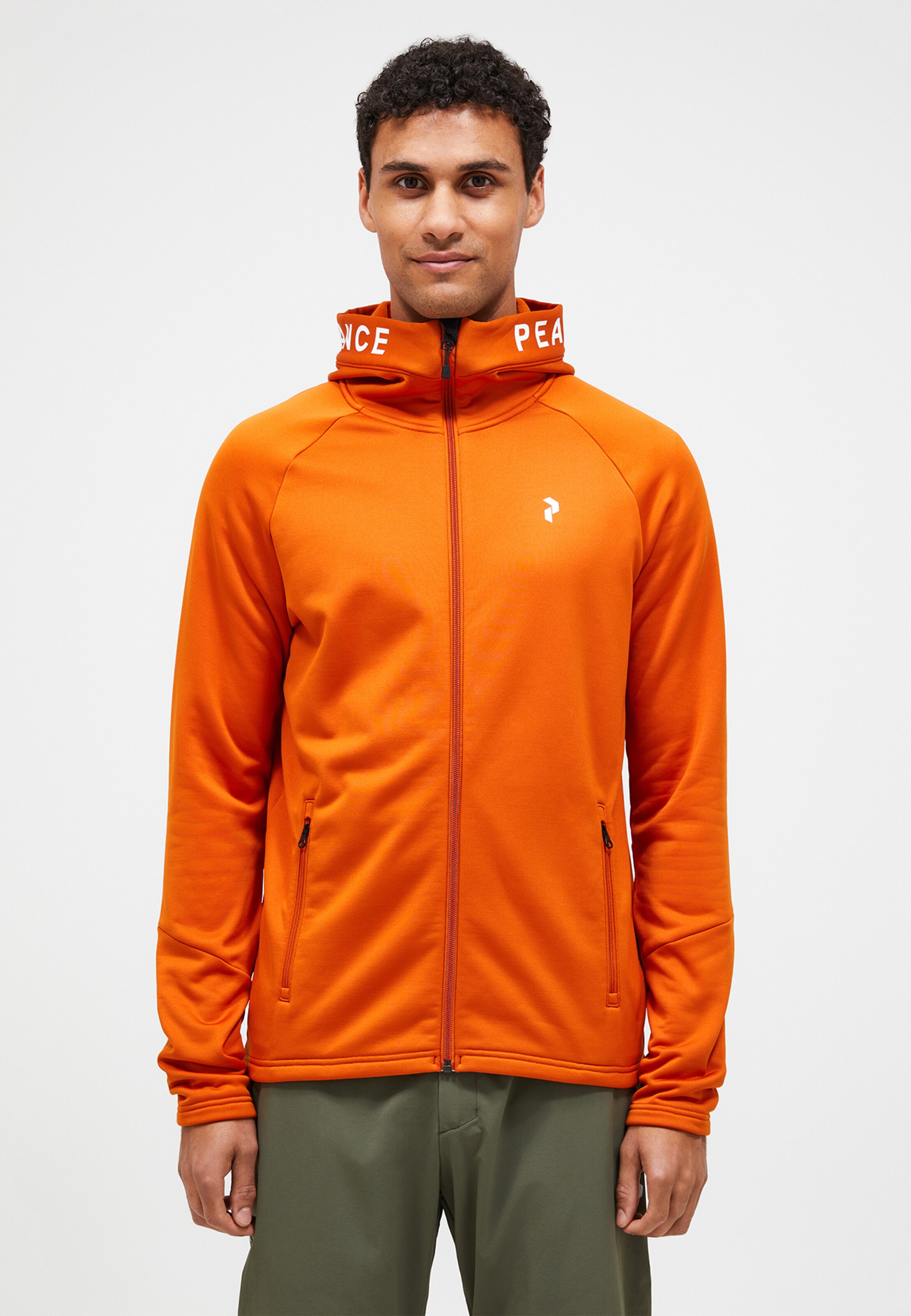 Burnt orange fleece jacket online