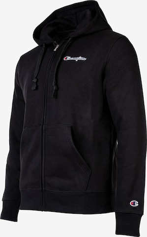 Champion Authentic Athletic Apparel Zip-Up Hoodie in Black