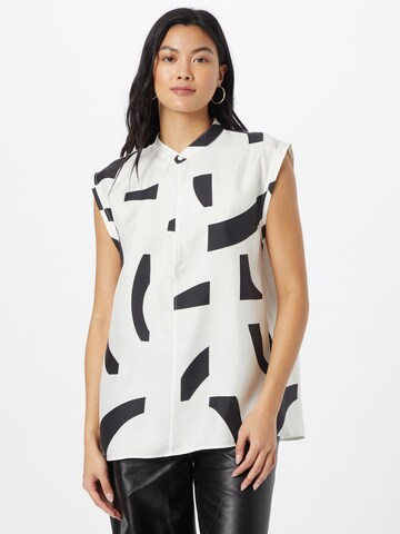 3.1 Phillip Lim Blouse in Wit: voorkant