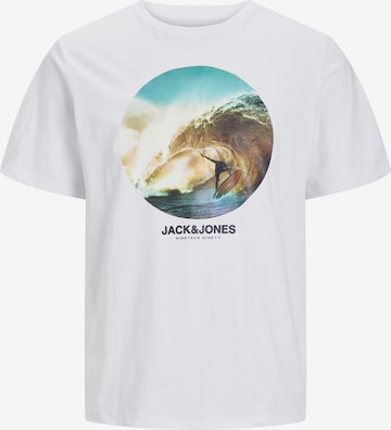 JACK & JONES T-Shirt 'CELLOX' in Weiß: predná strana