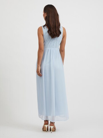 VILA Evening Dress 'Sancia' in Blue