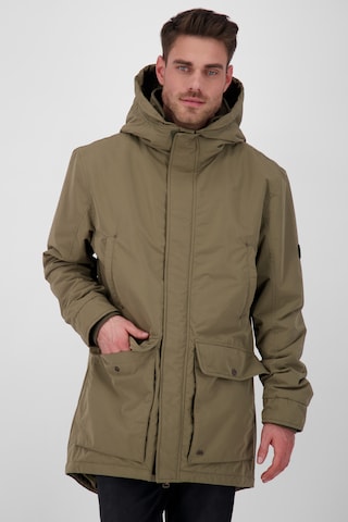 Alife and Kickin Winterparka 'RonAK' in Grün: predná strana