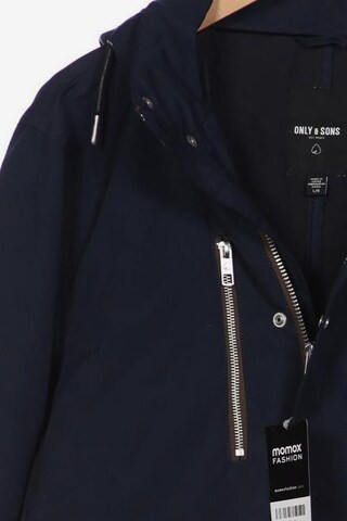 Only & Sons Jacket & Coat in L in Blue