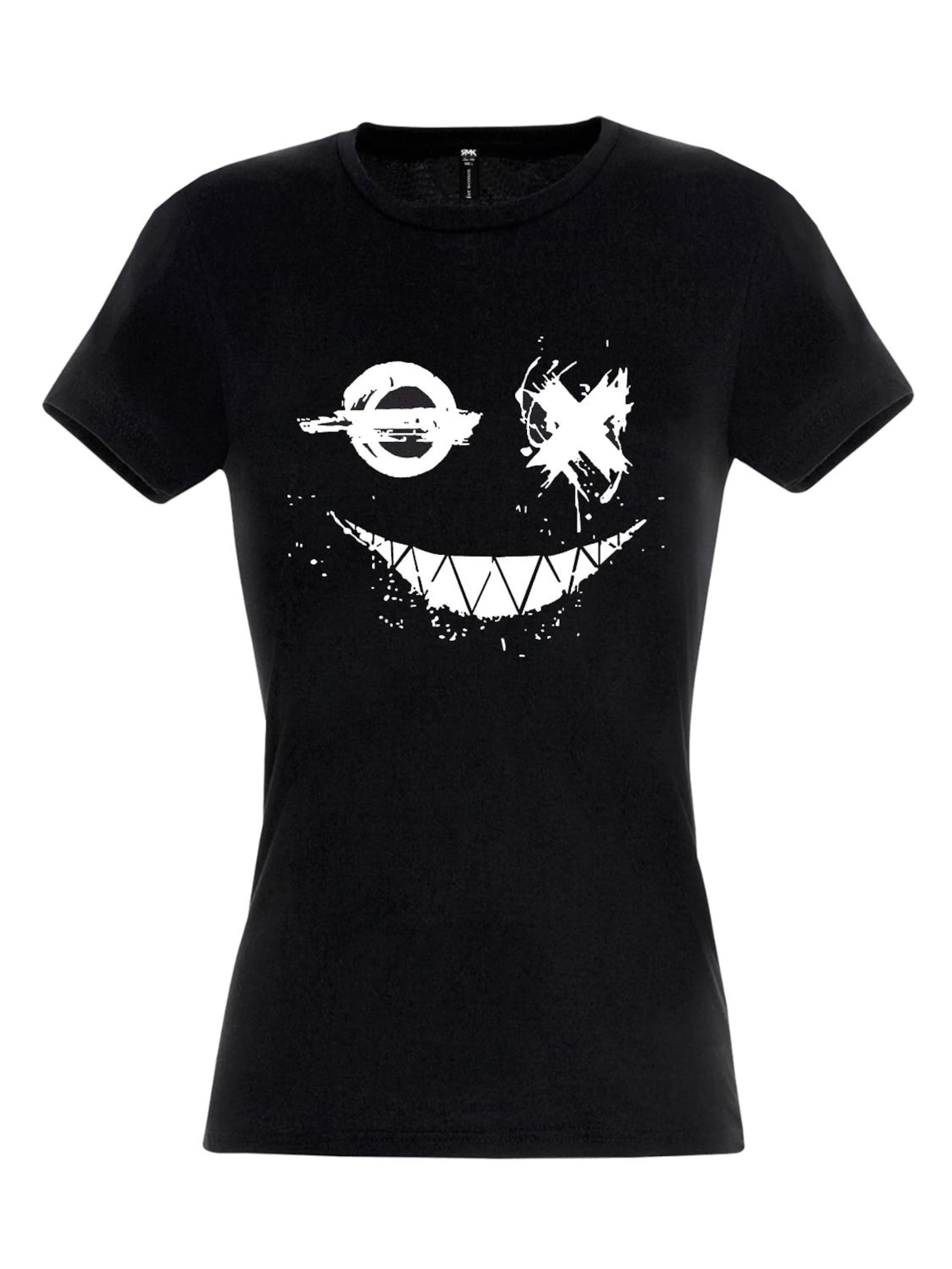 RMK Shirt 'Smily Smiley' in Black denim, Item view