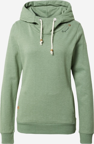Ragwear Sweatshirt 'FLORA' in Green: front